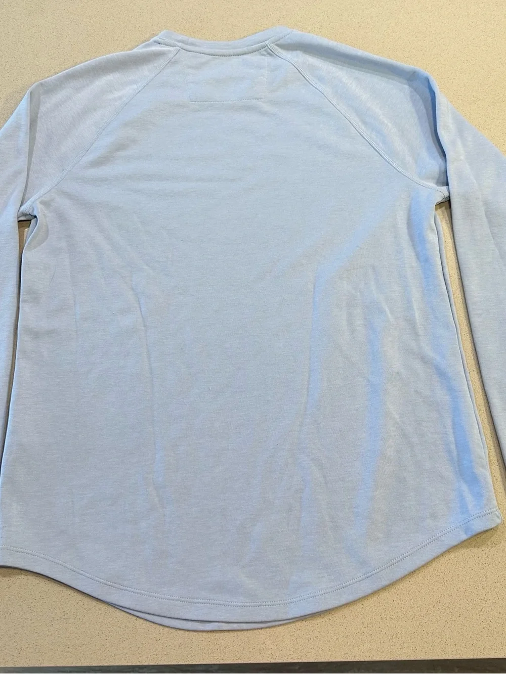 Banana Republic Men’s Pale Blue Long-Sleeve Crew